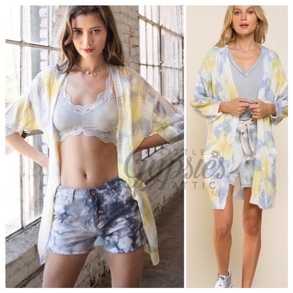 POL Splash of Color Knit Kimono - Picture 13 of 16